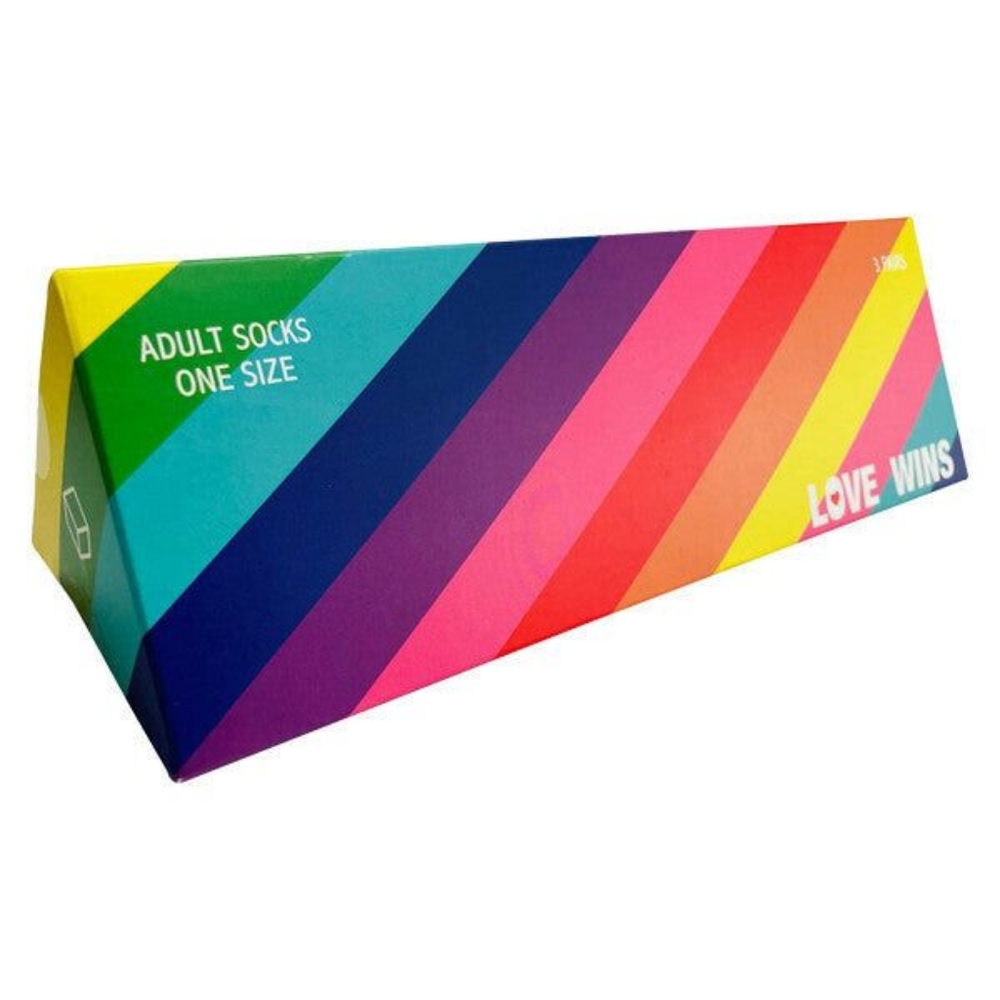 NWT BOXT Socks 3 Pairs Pride Socks in a Gift Box OS - Picture 3 of 3